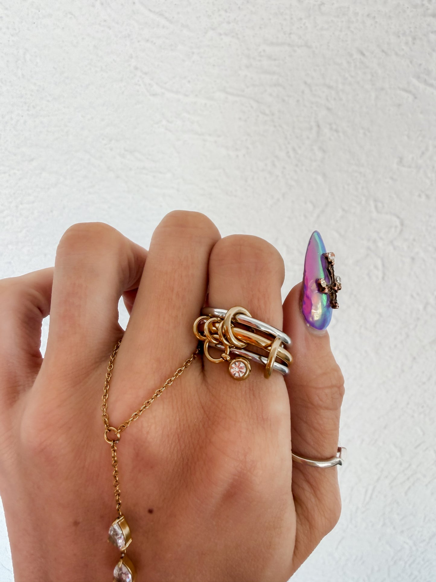Two Toned Julia Ring