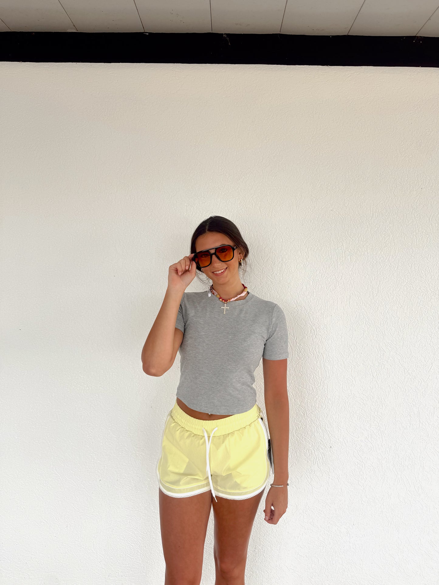 Yellow Athletic Shorts