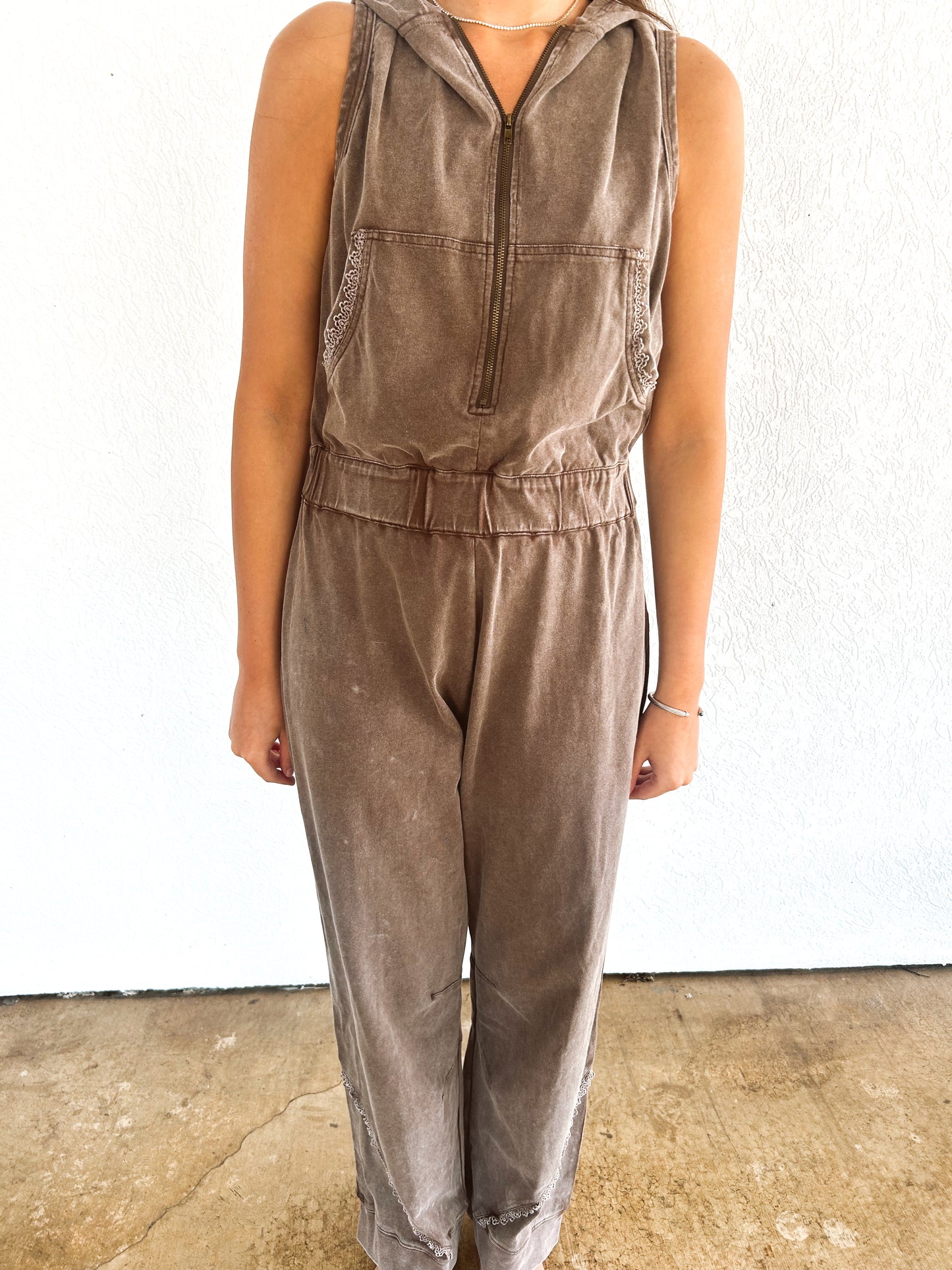 Mocha Jumpsuit