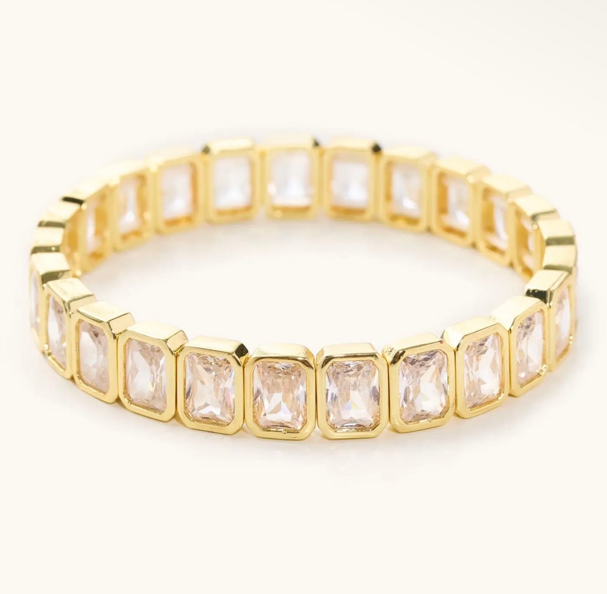 Crystal elastic bracelet