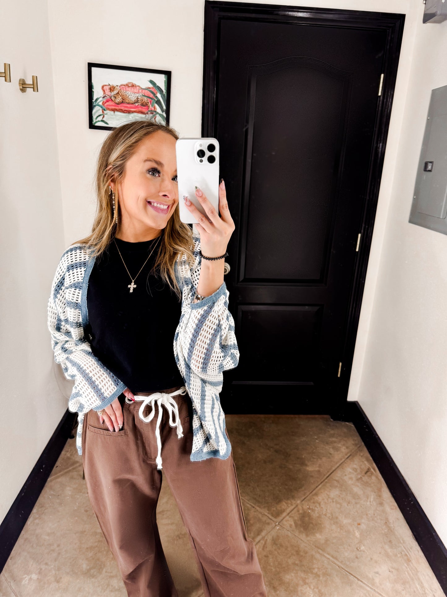 Striped Cardigan