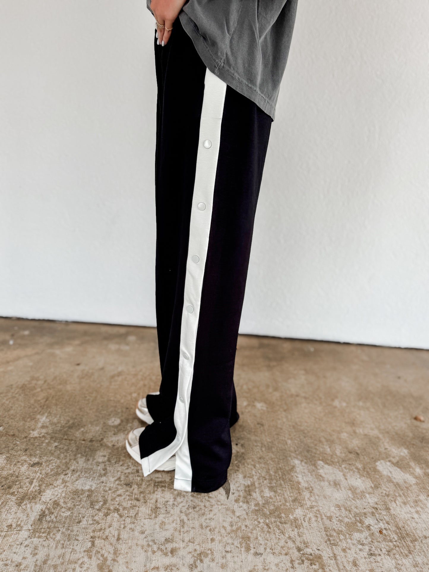 Retro Snap Button Pants