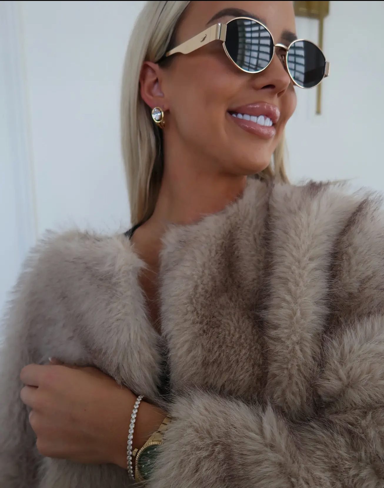 Thick Stretchy Tennis Bracelet