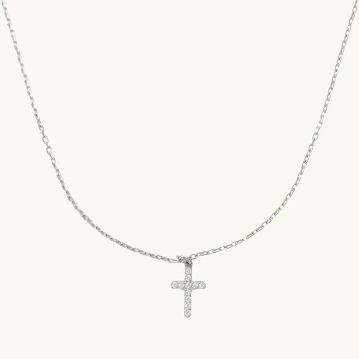 Crystal Cross Necklace