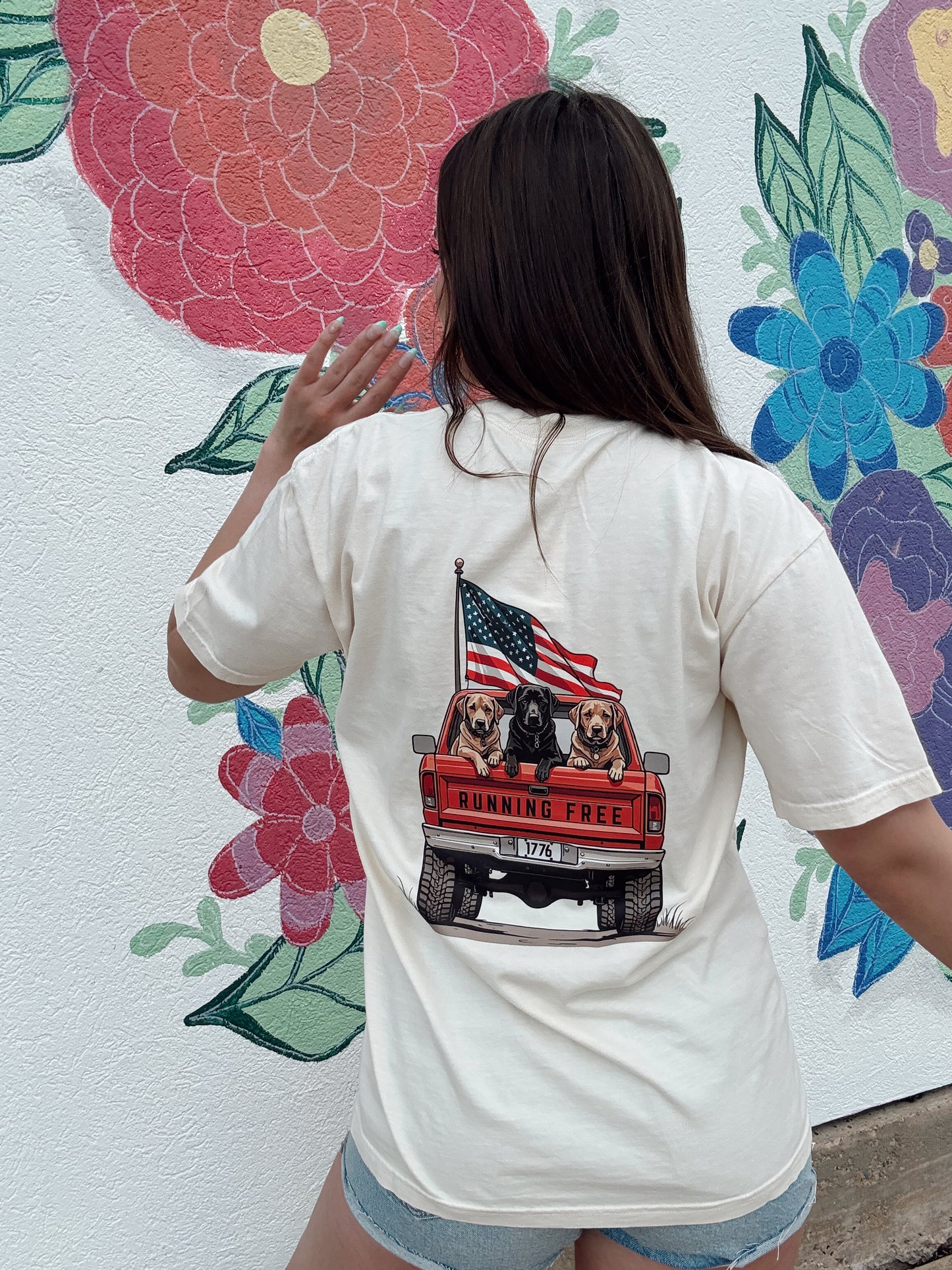 Running Free Dog Tee