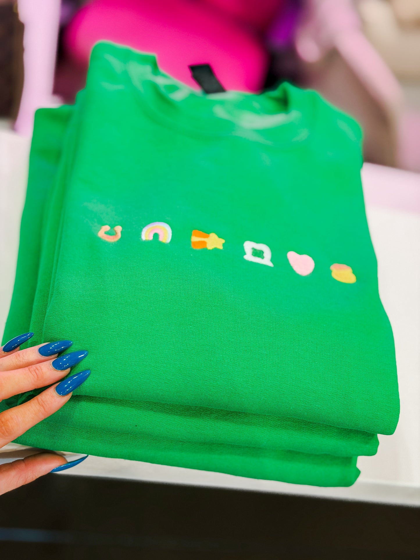 Lucky Charms Embroidered Sweatshirt