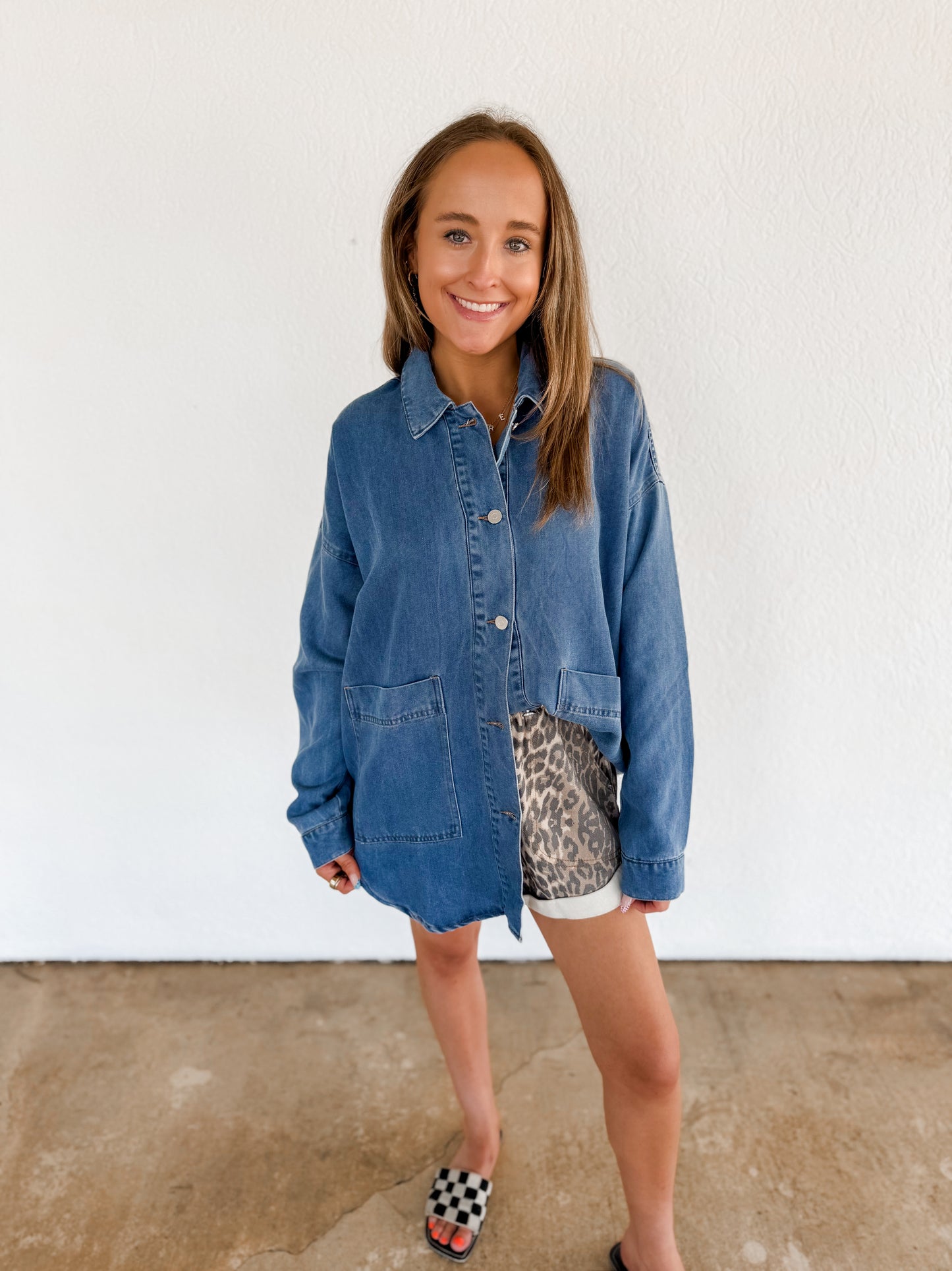 Oversized Denim Shacket