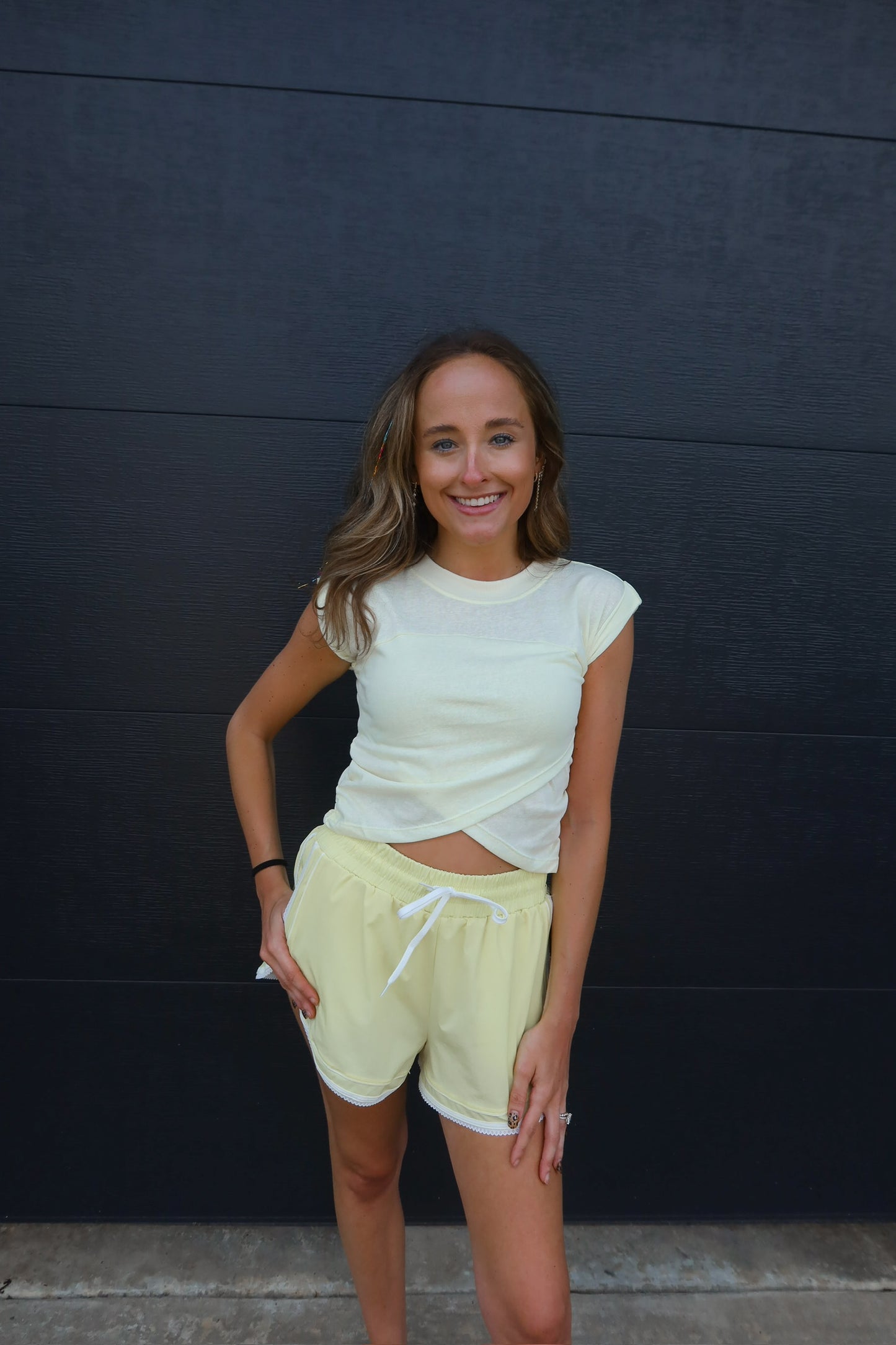 Yellow Athletic Shorts