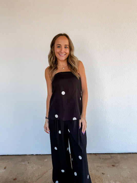 Polka dot set