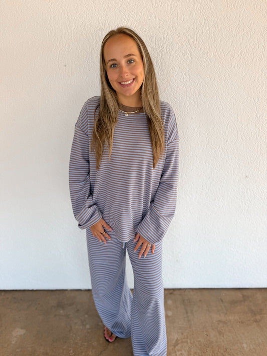 Striped Lounge Set