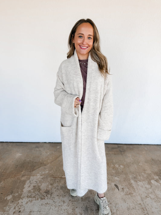 Long Knit Cardigan