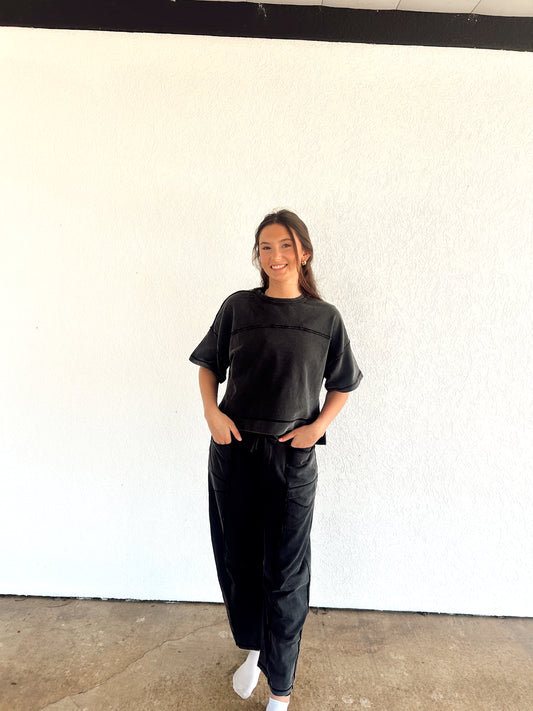 Matching Black Boho Set
