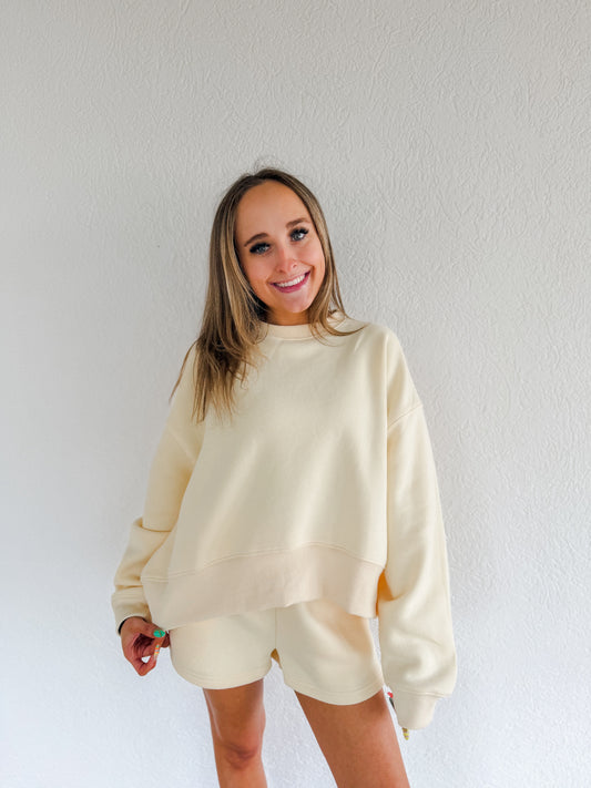 Lounge Short Set Yellow