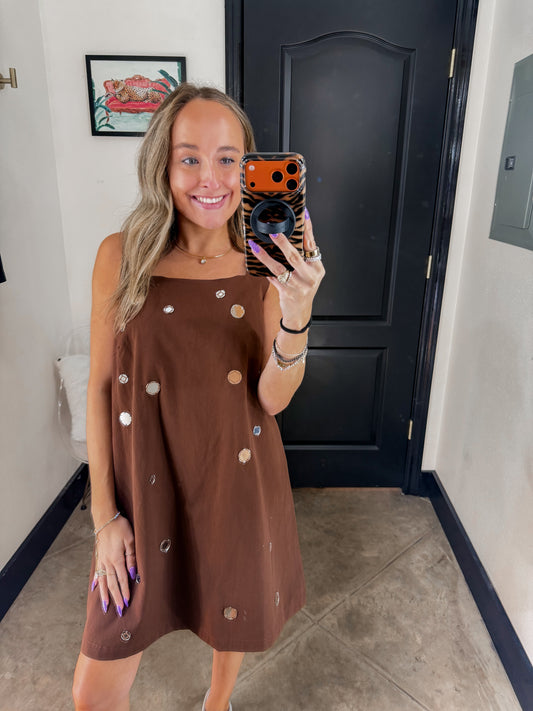 Mirror mini dress
