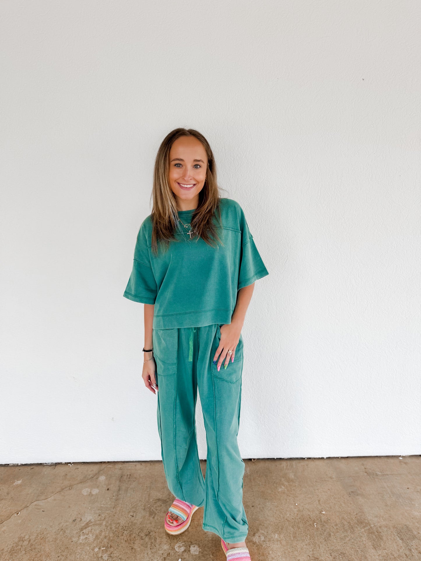 Teal Boho Lounge Set
