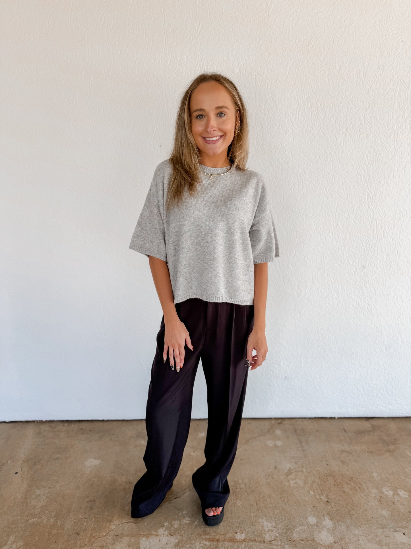 Boxy Sweater Top
