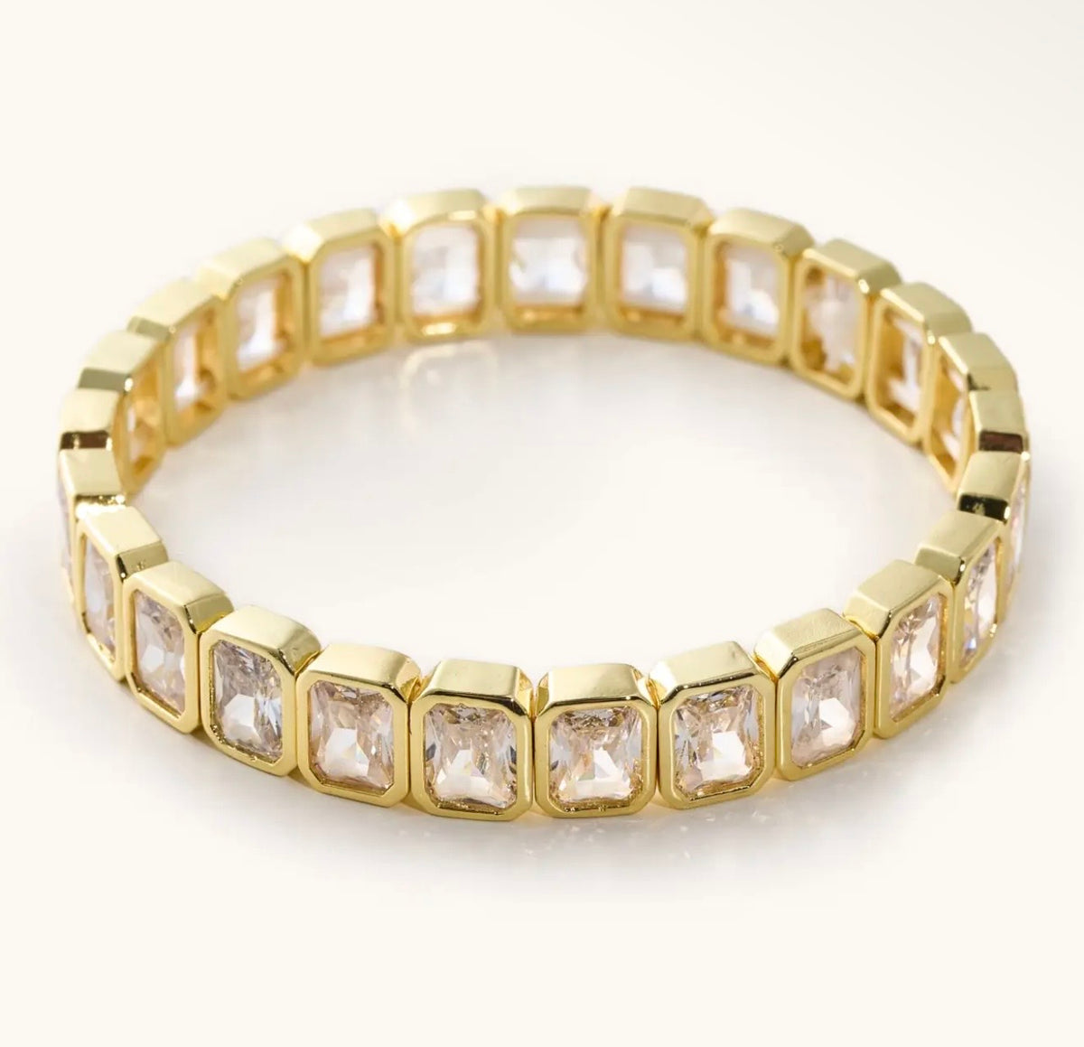 Crystal elastic bracelet