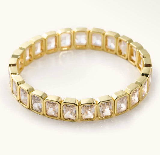 Crystal elastic bracelet