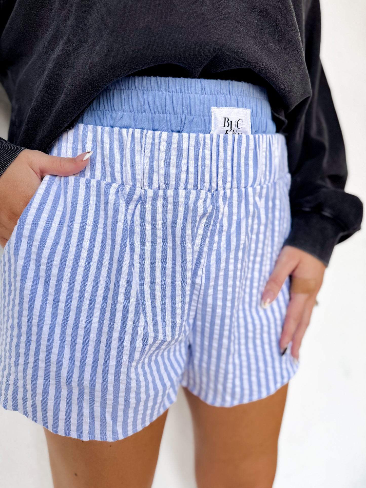 Double Waist Band Boxer Shorts
