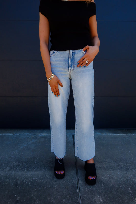 Light Wash Stretchy Jeans