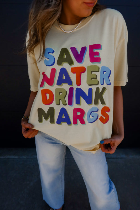 Save water drink margs t-shirt