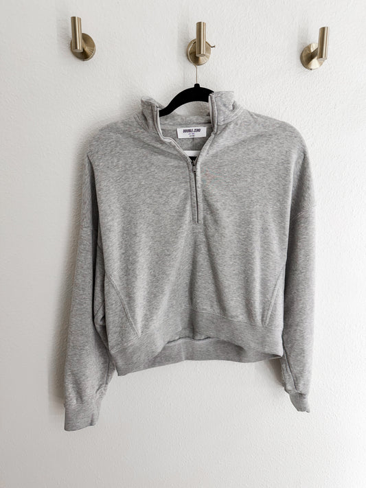 Half zip sweatshirt