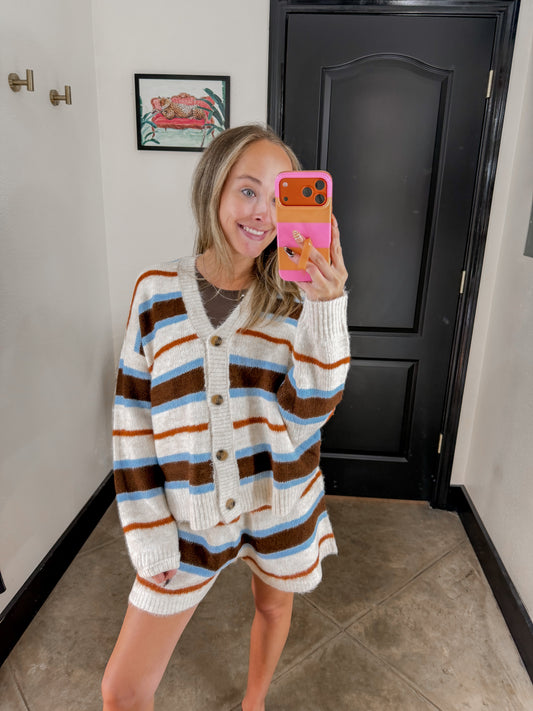 Multicolor Sweater Set