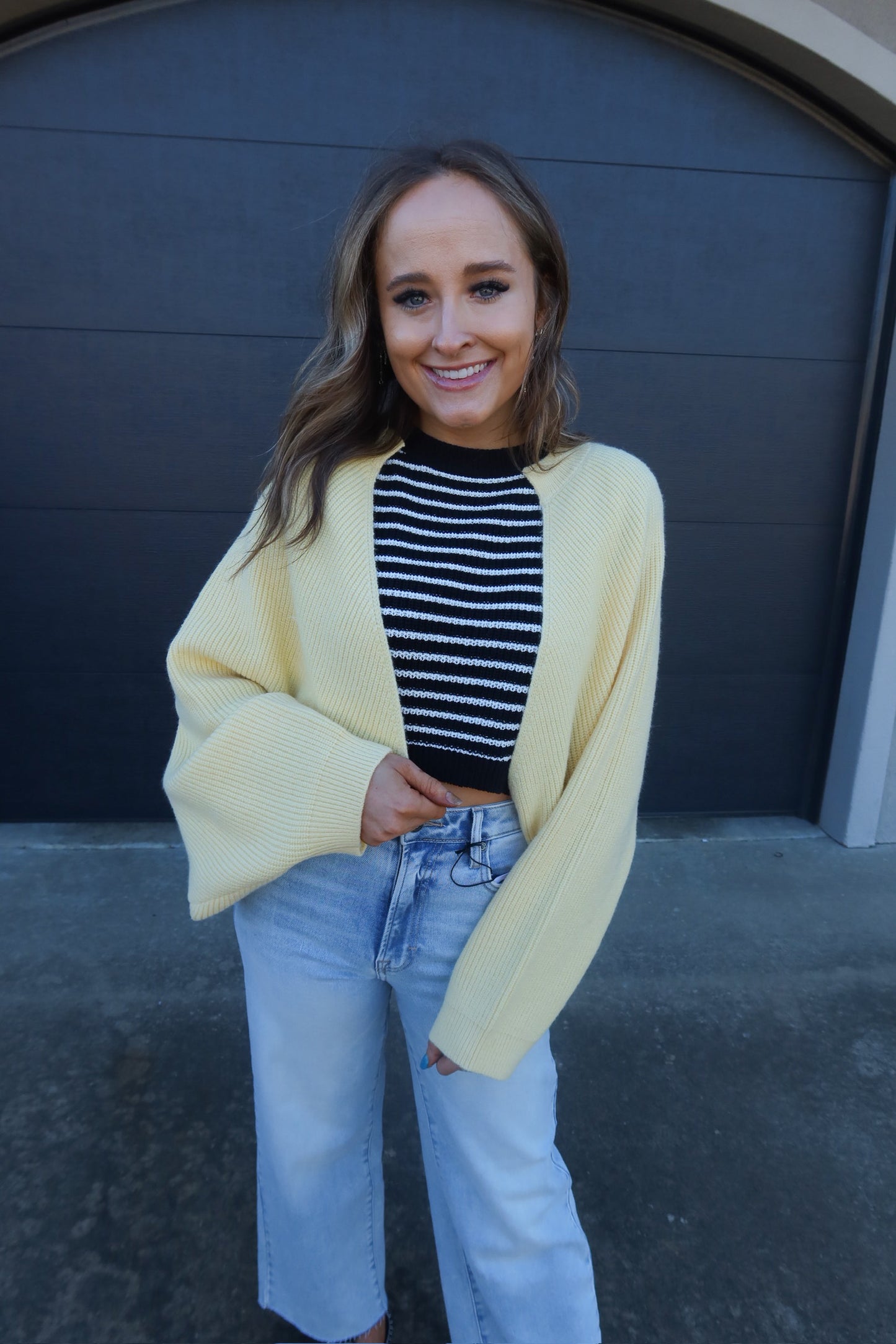 Drop Shoulder Cardigan
