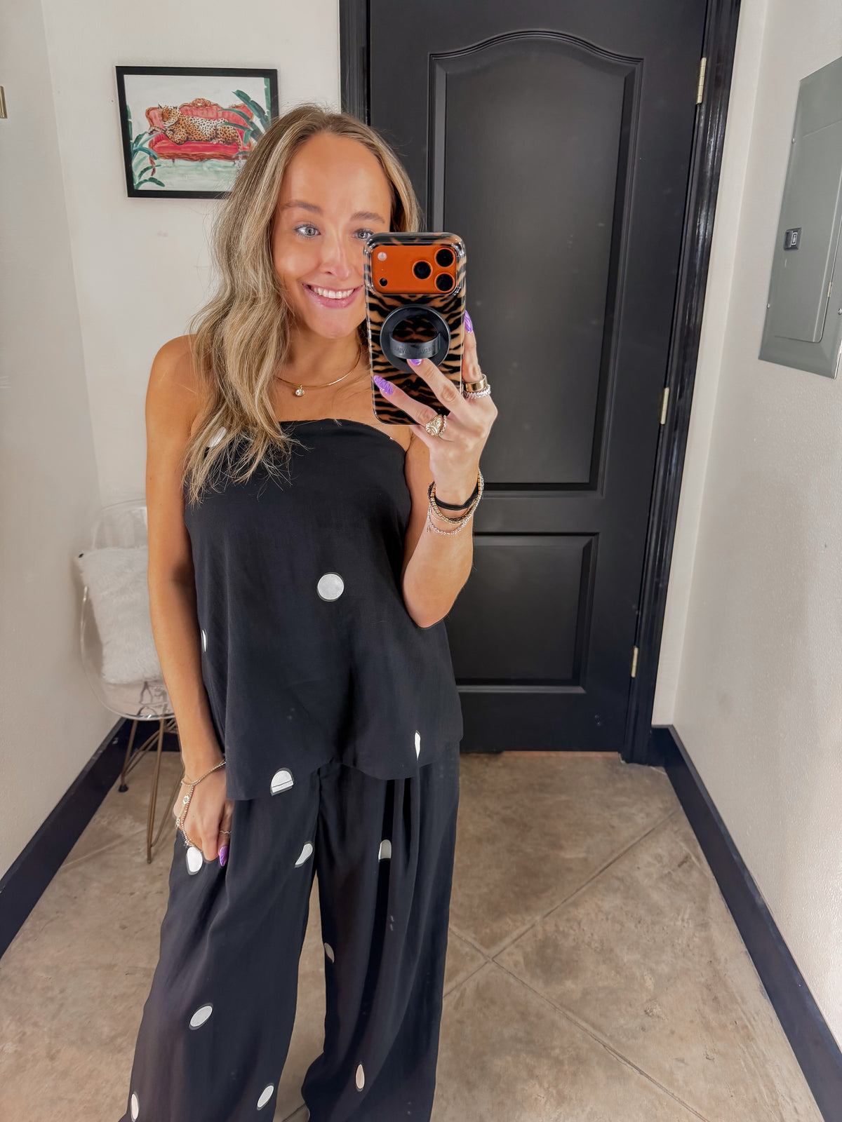 Polka dot set