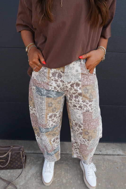 Boho Patchwork Pants