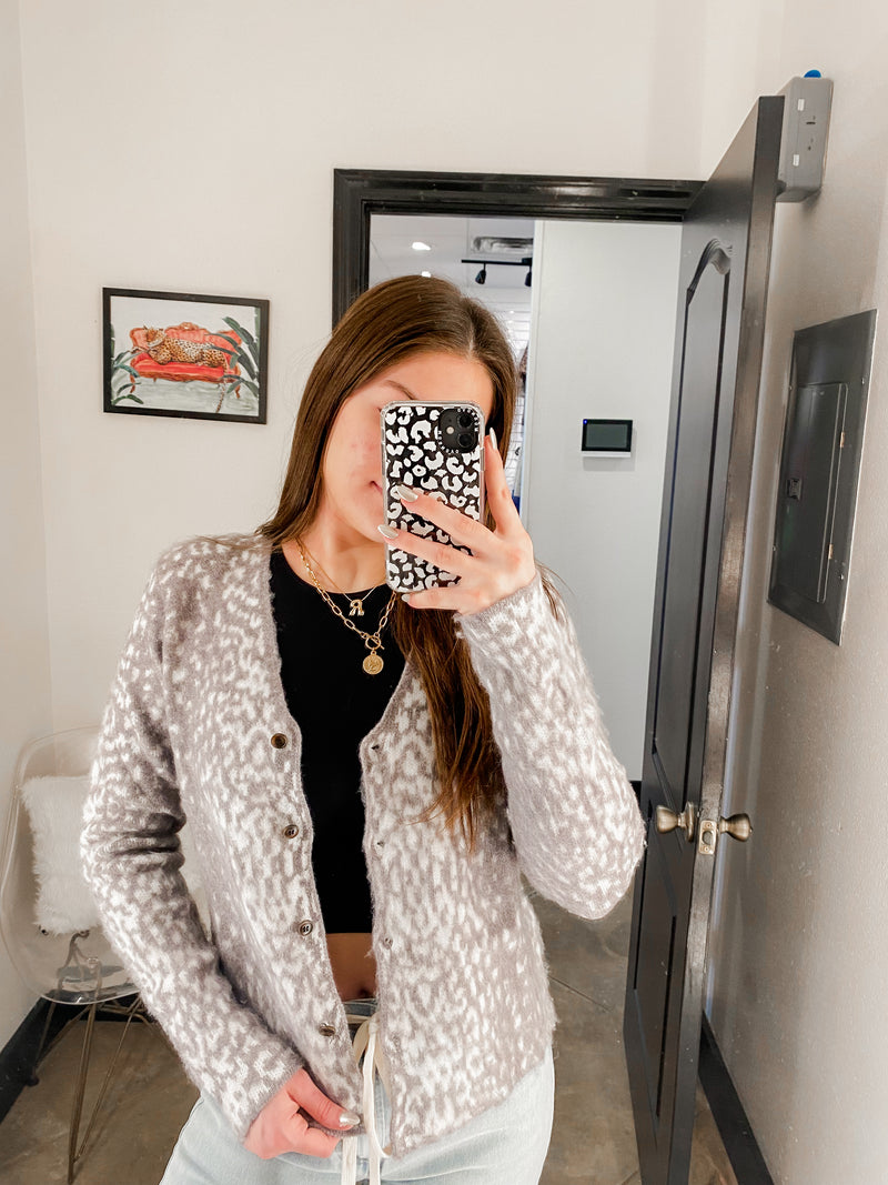 Leopard Cardigan