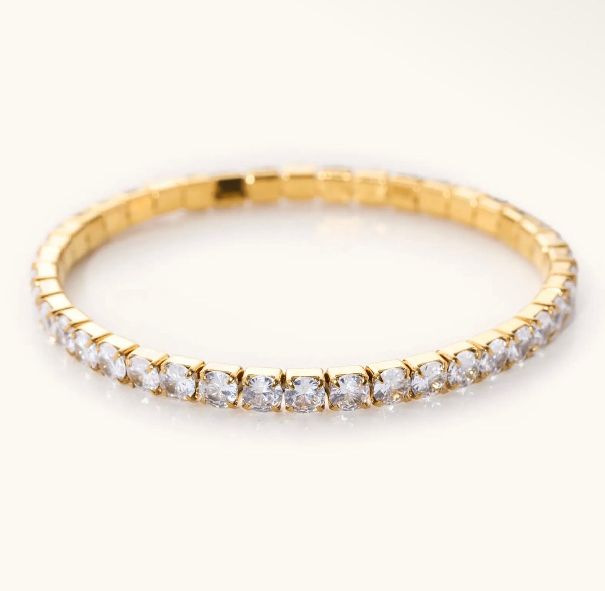 Elastic tennis bracelet