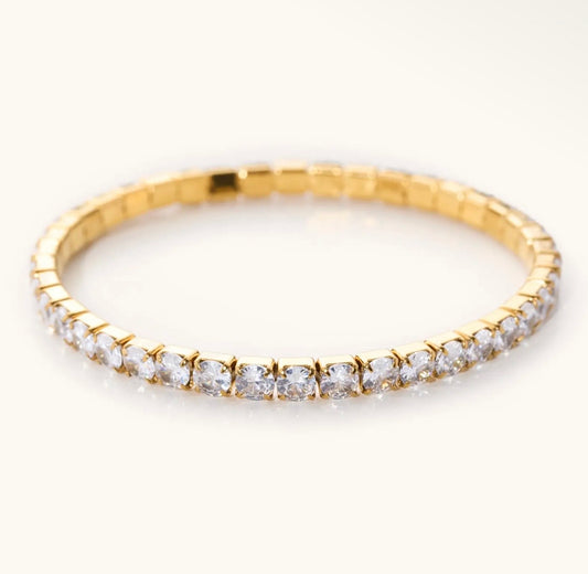 Elastic tennis bracelet