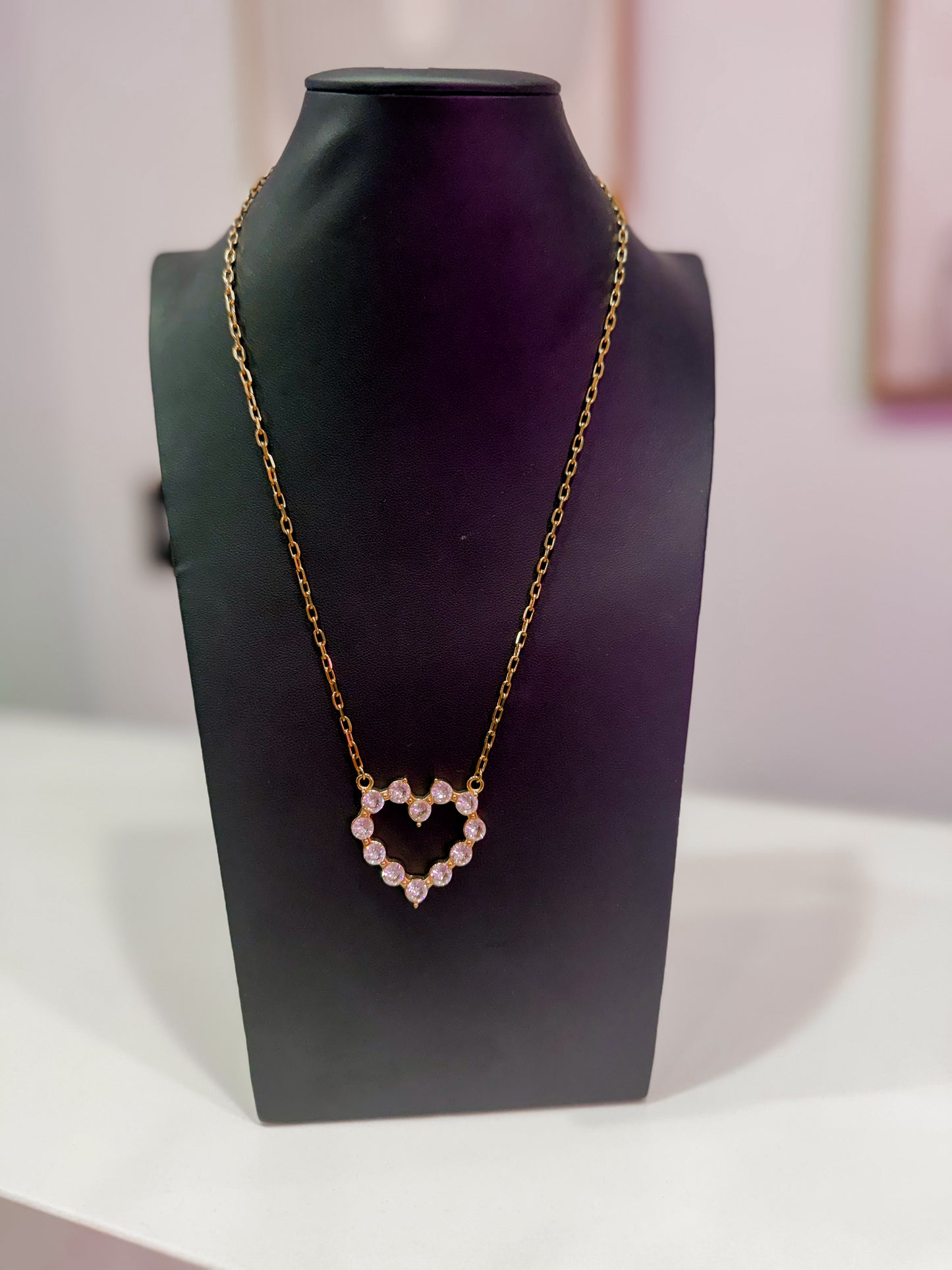 XL Stone Heart Necklace