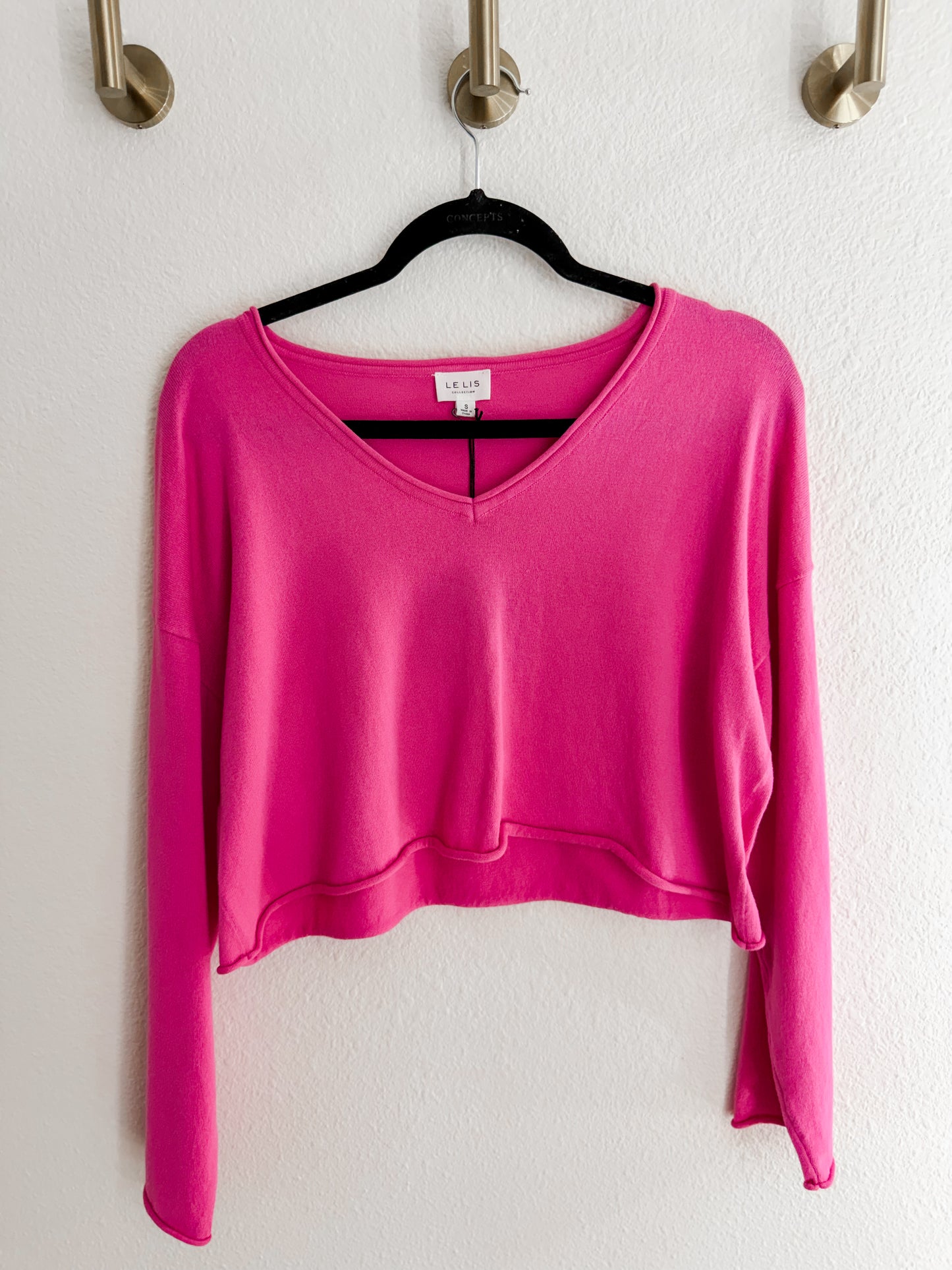 Pink Boxy Crop