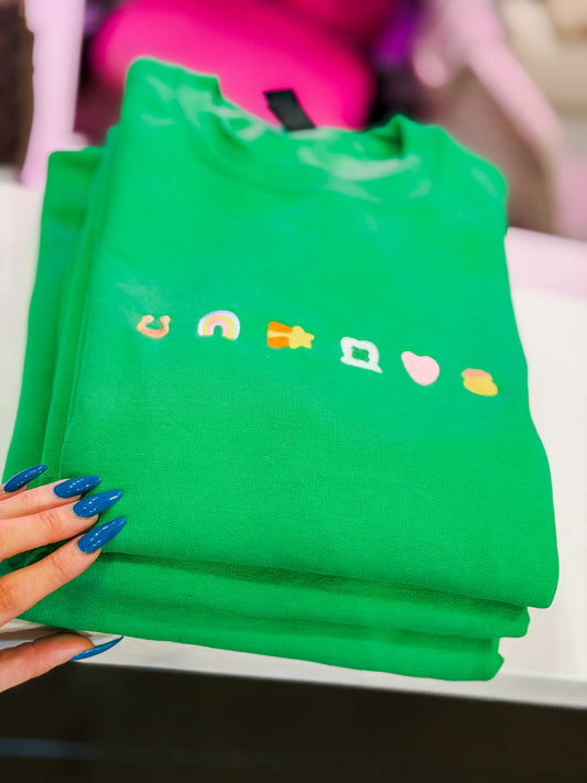 Lucky Charms Embroidered Sweatshirt
