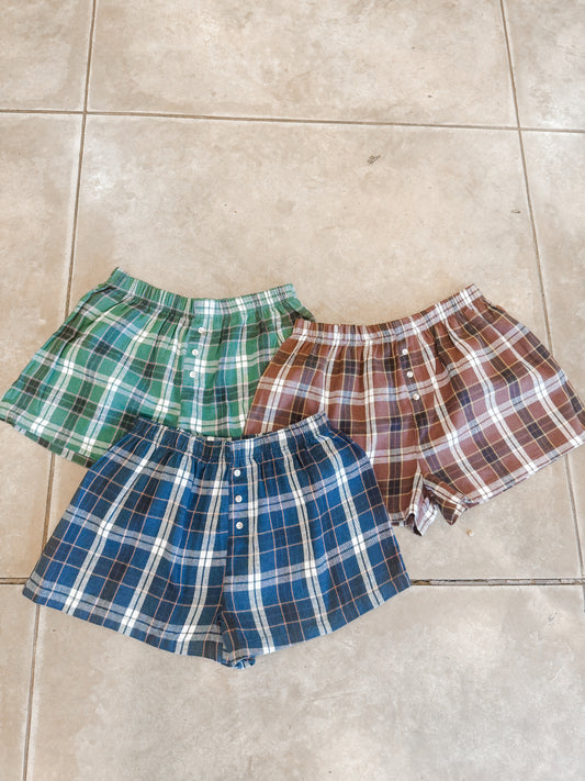 Flannel Shorts